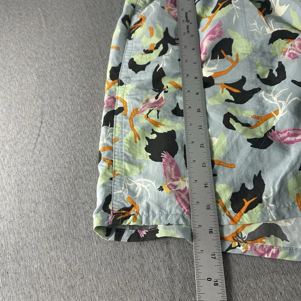 Patagonia Baggies Shorts Mens XL Colorful Bird‎ Print Lined Casual Travel Beach